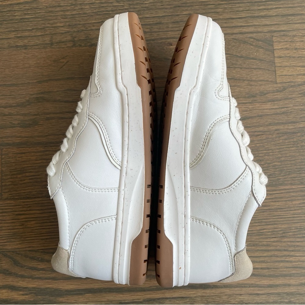 Madewell Court Sneakers in White Leather Ivory Multi - Picture 7 of 14